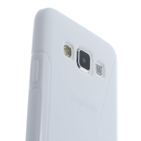 Силиконов гръб ТПУ S-Case за Samsung Galaxy A3 A300F бял